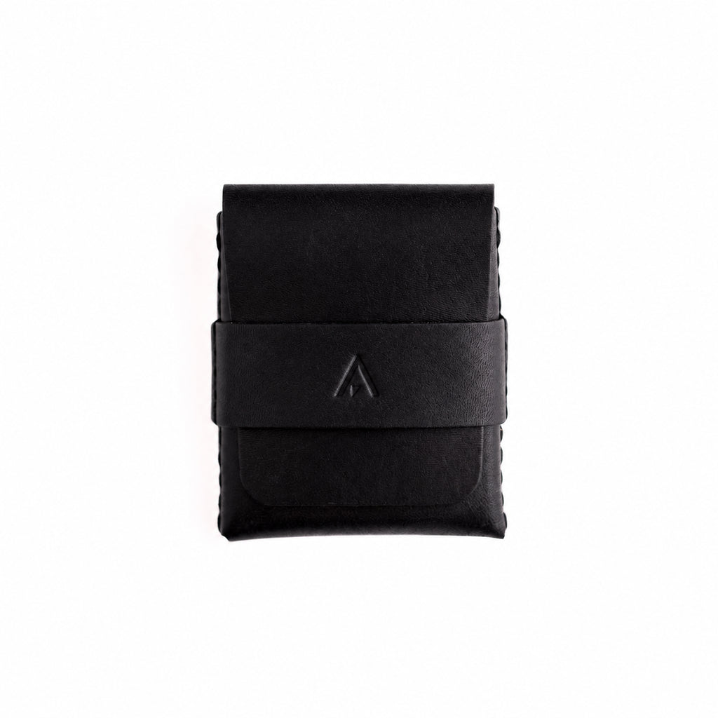 Billetera Fold de Cuero — AUVERN | Negro