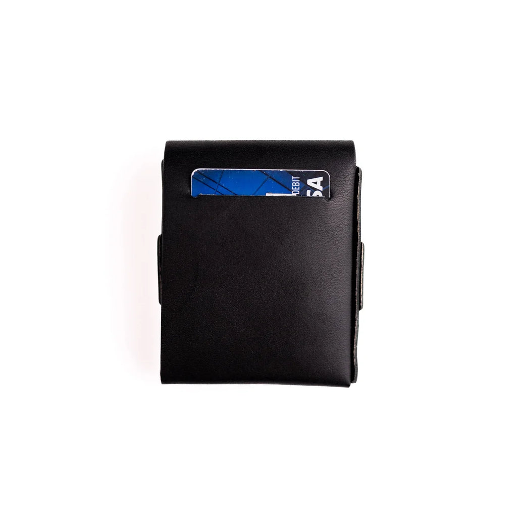 Billetera Fold de Cuero — AUVERN | Negro