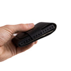Billetera Fold de Cuero — AUVERN | Negro