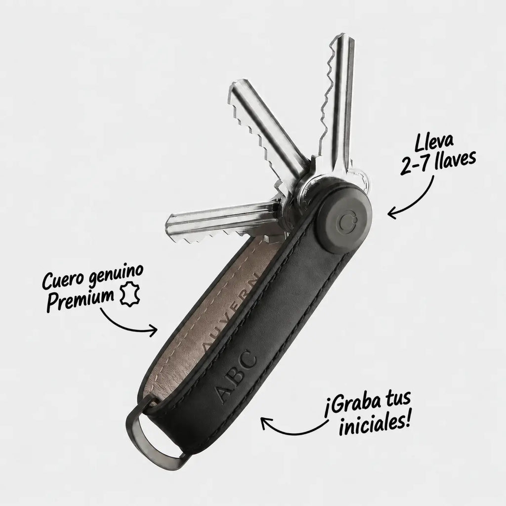 LLAVERO PERSONALIZABLE AUVERN - CUERO